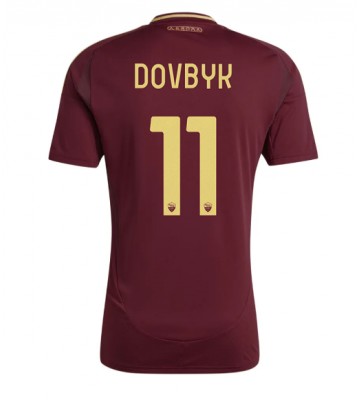 AS Roma Artem Dovbyk #11 Hjemmebanetrøje 2024-25 Kort ærmer